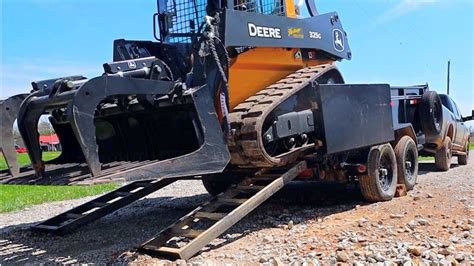 can you pull a skid steer into dump truck|bobcat skid steer positioning instructions.